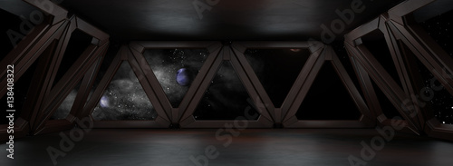 Space environment, ready for comp of your characters 3D rendering