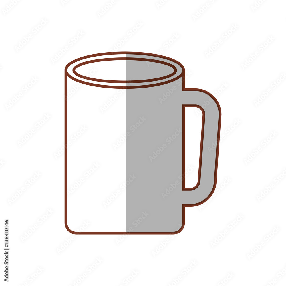 mug coffee porcelain shadow vector illustration eps 10 mug coffee porcelain shadow vector illustration eps 10