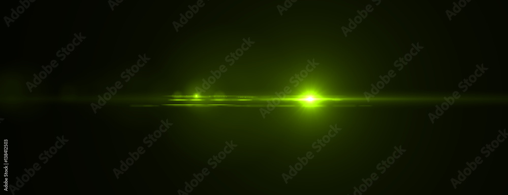 Obraz premium Lens flare effect. 3D rendering