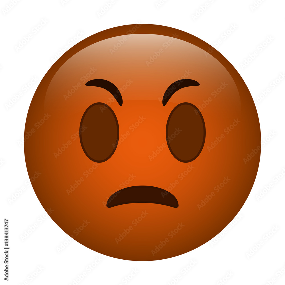 angry emoticon funny icon vector illustration eps 10 angry emoticon funny icon vector illustration eps 10