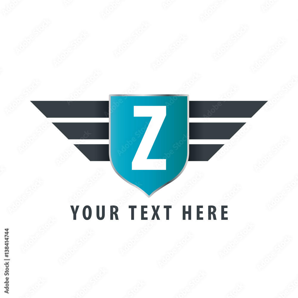 Initial Letter Z Shield Icon Design Logo Template Initial Letter Z Shield Icon Design Logo Template