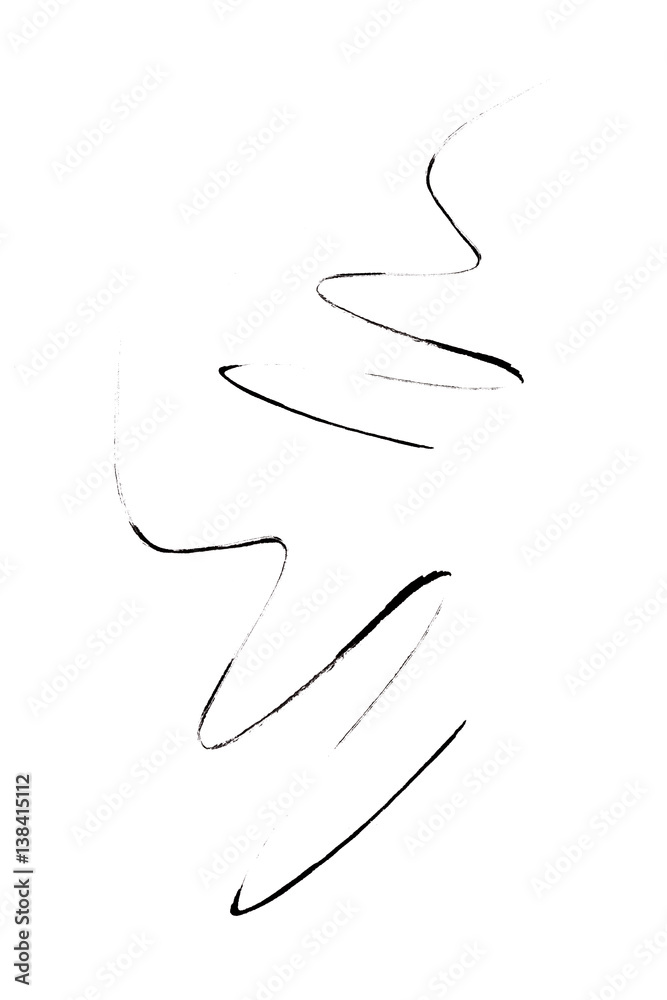 Black color eyeliner strokes on background Black color eyeliner strokes on background