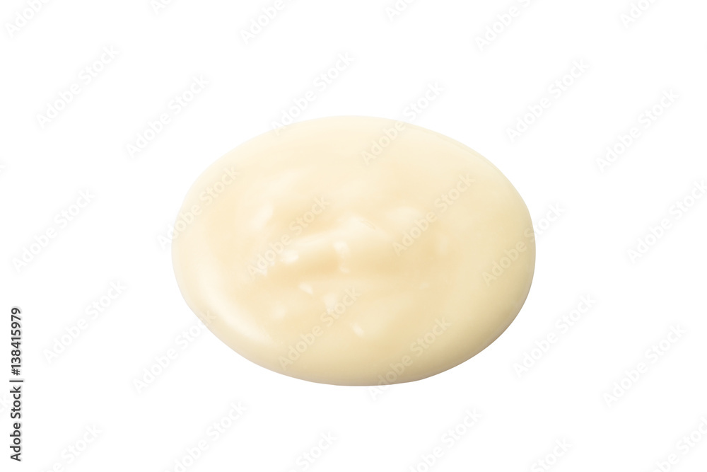 Cosmetic cream in abstract shape on background Cosmetic cream in abstract shape on background