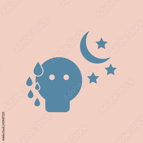 sweating man, various symptoms of Tuberculosis on the human sweats at night
