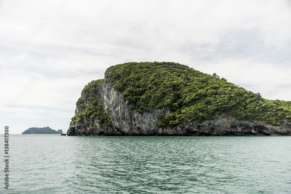 Thailand Beautiful paradise Beach green blue Ang Thong National Marine Park