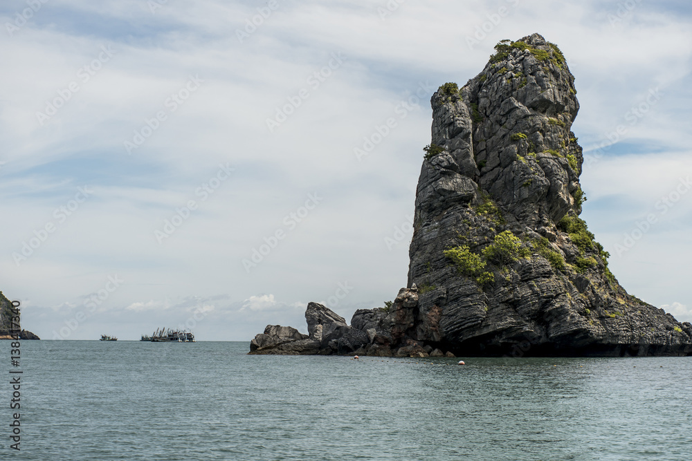 Thailand Beautiful paradise Beach green blue Ang Thong National Marine Park Thailand Beautiful paradise Beach green blue Ang Thong National Marine Park