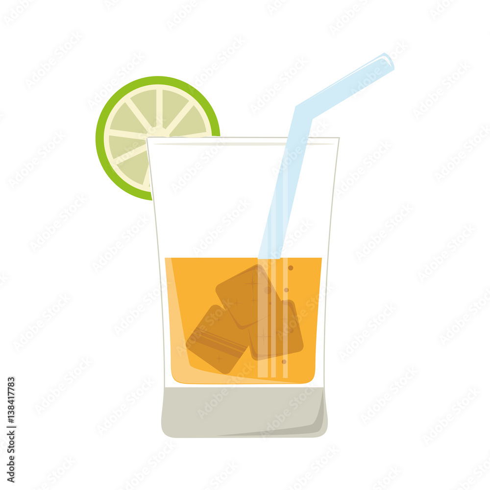 tropical cocktail drink icon vector illustration design tropical cocktail drink icon vector illustration design