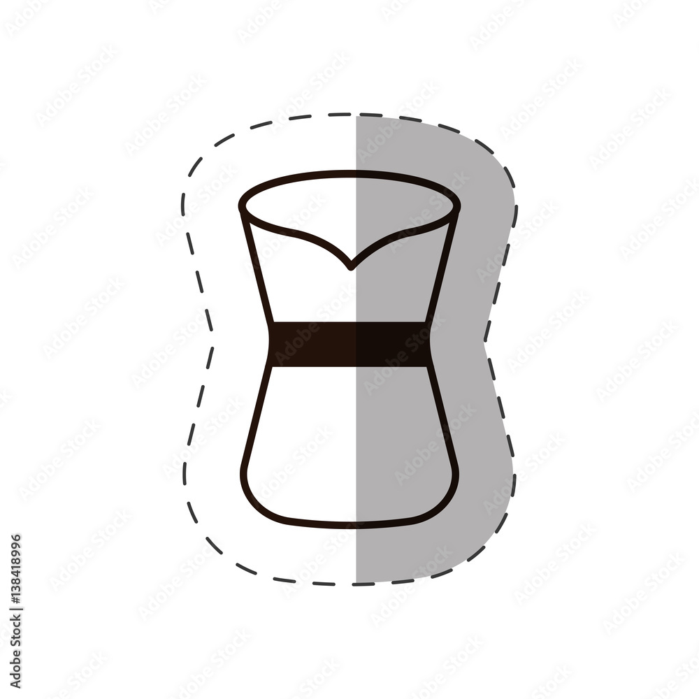 Fototapeta premium coffee pot front view vector illustration eps 10