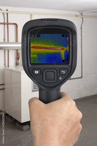 Gas Furnace Thermal Image