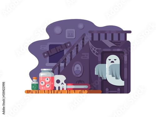 Haunted house flat