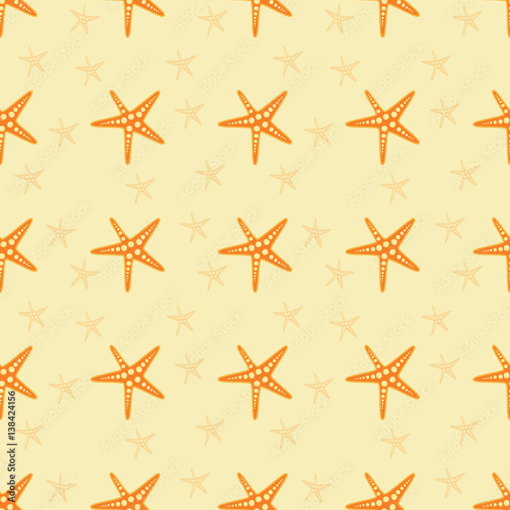 seamless pattern with starfish.vector illustration. seamless pattern with starfish.vector illustration.