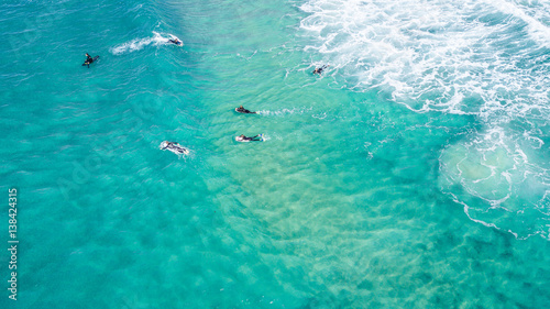 Surfing in Laguna Beach 