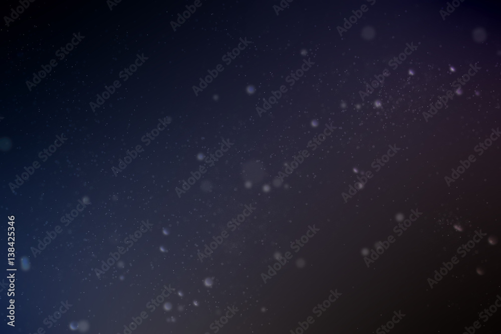 Abstract Dust Particle Background with Light Leak and Narrow Depth of Field