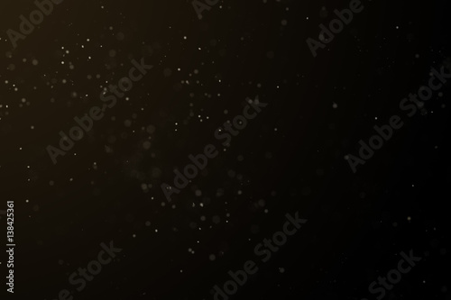 Abstract Dust Particle Background with Light Leak with Narrow Depth of Field