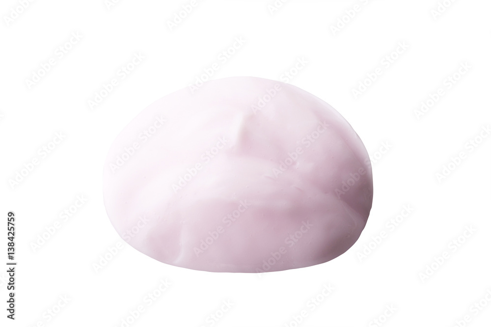 Pink Cosmetic cream in abstract shape on background Pink Cosmetic cream in abstract shape on background