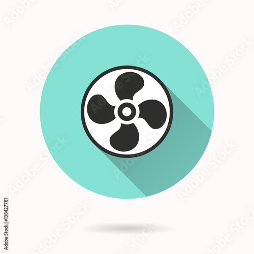 Fan - vector icon.