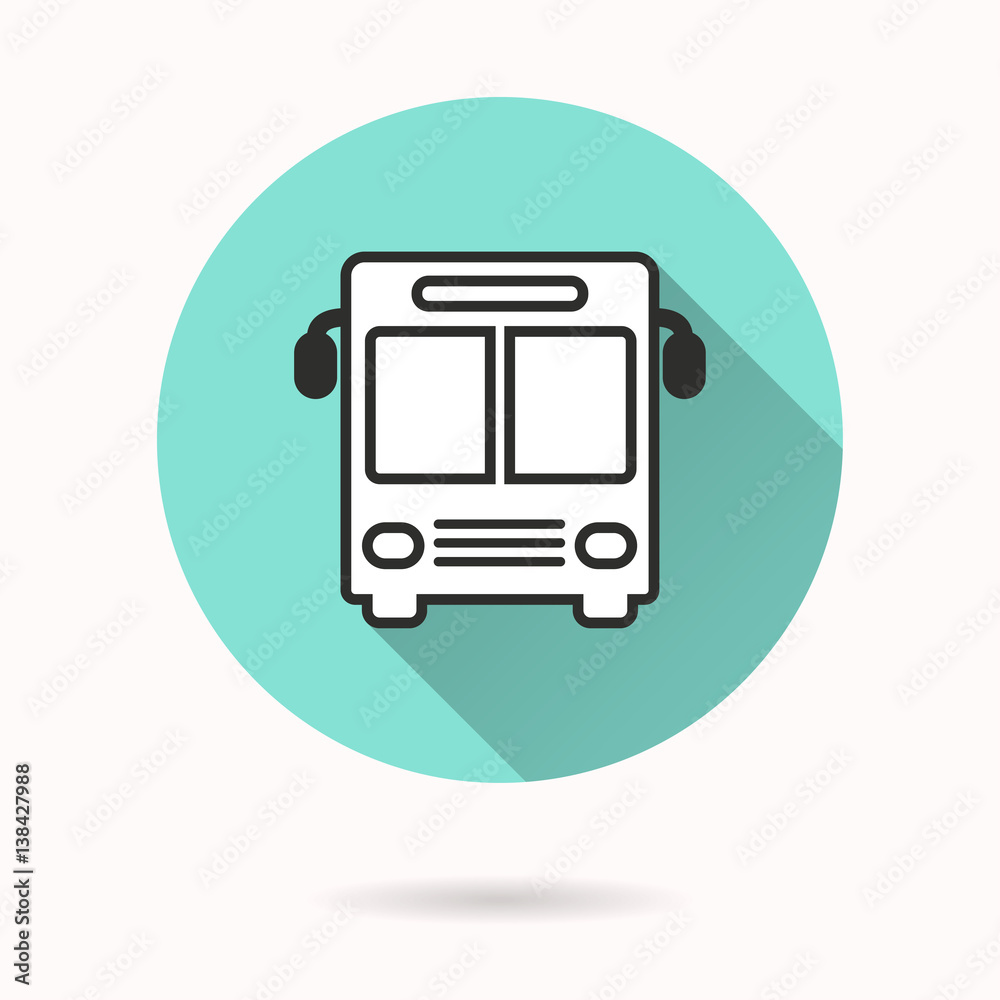 Bus - vector icon. Bus - vector icon.