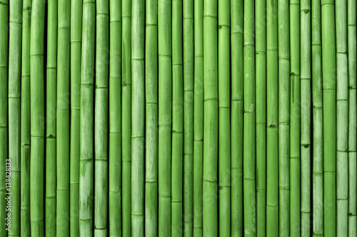 bamboo fence background © OHishi_Foto
