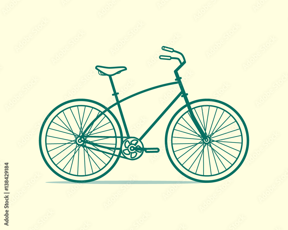 Bicycle flat icon Bicycle flat icon