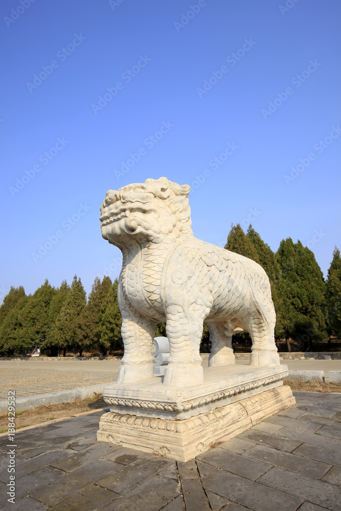 The ancient Chinese stone carving The ancient Chinese stone carving