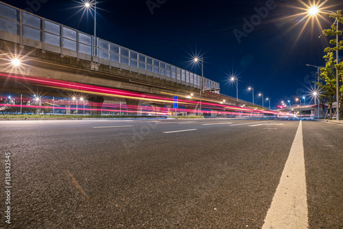 urban traffic road with cityscape in modern city of China.