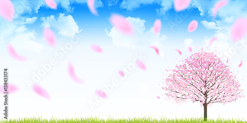 桜　春　花　背景