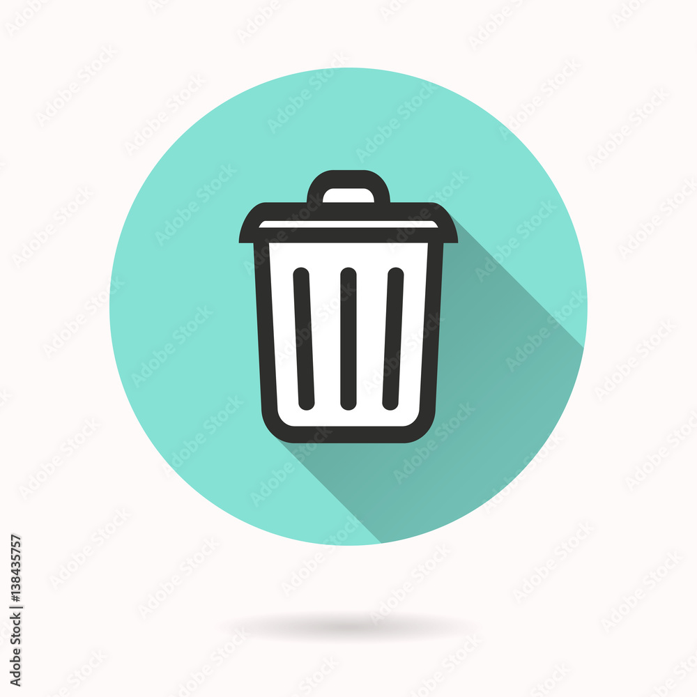 Bin - vector icon. Bin - vector icon.