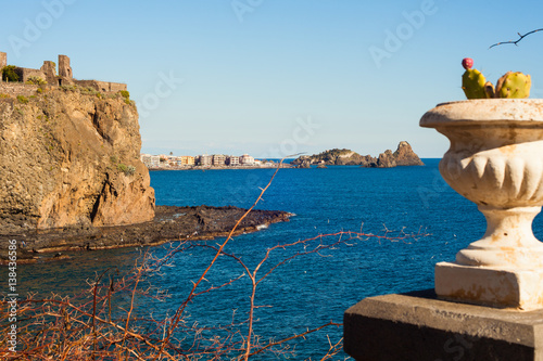 The norman castle of Acicastello photo