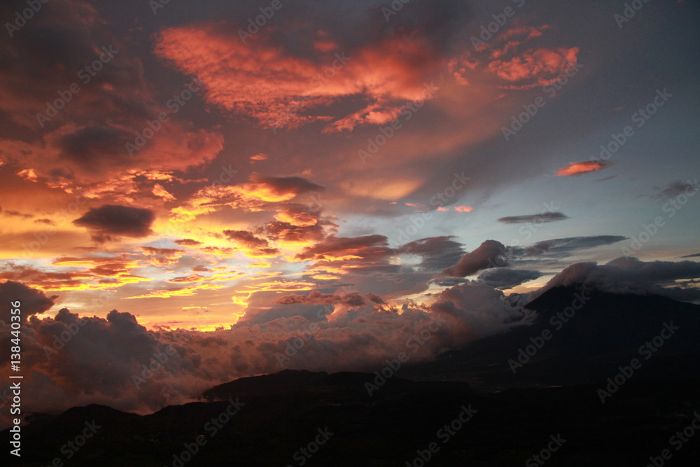 Sunset / Antigua, Guatemala
