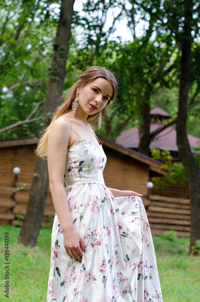 beautiful girl in a white dress beautiful girl in a white dress