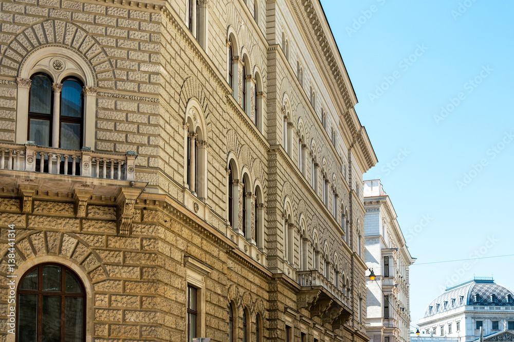 Obraz premium Viennese Classical style building, Austria, Europe