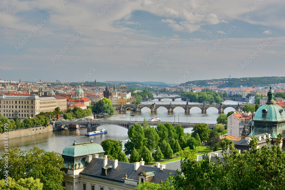 Vltava river. Prague. Czech Republic