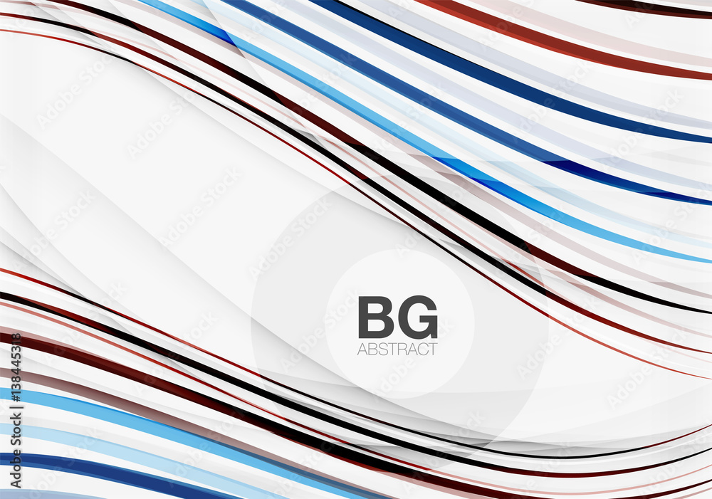 Thin lines wave abstract background Thin lines wave abstract background