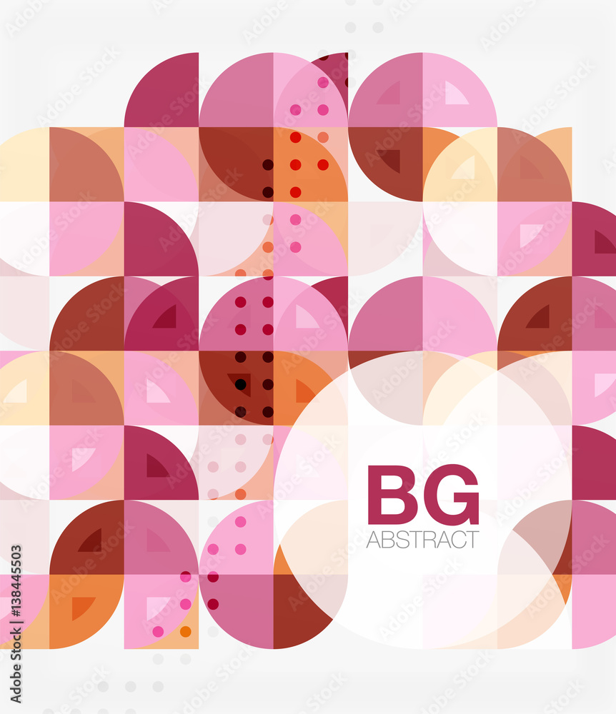 Vector geometric circle abstract background Vector geometric circle abstract background