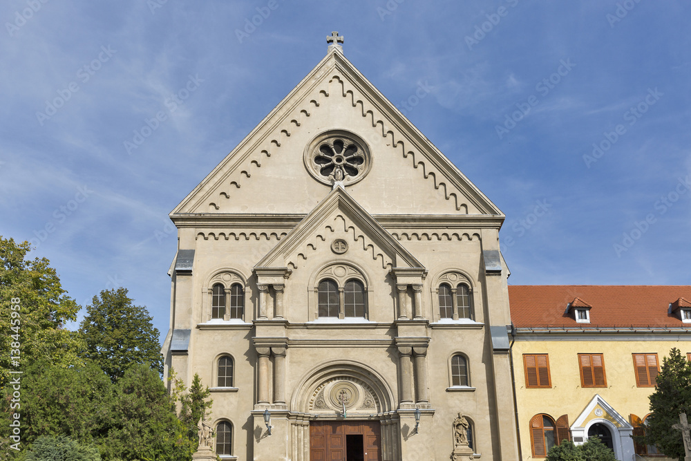 Basilica Minor in Keszthely, Hungary.