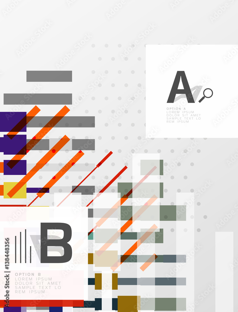 Fototapeta premium Colorful stripes abstract background