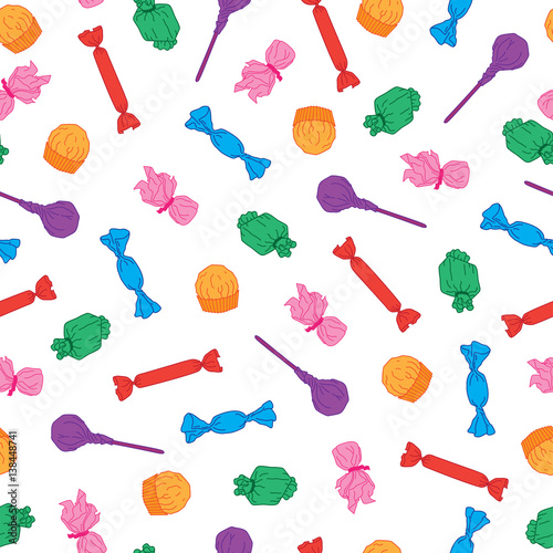 Colorful candy pattern