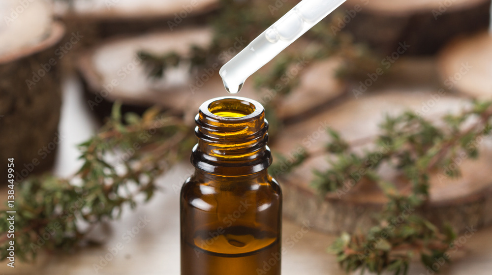 Essential aroma oil for aromatherapy - obrazy, fototapety, plakaty 