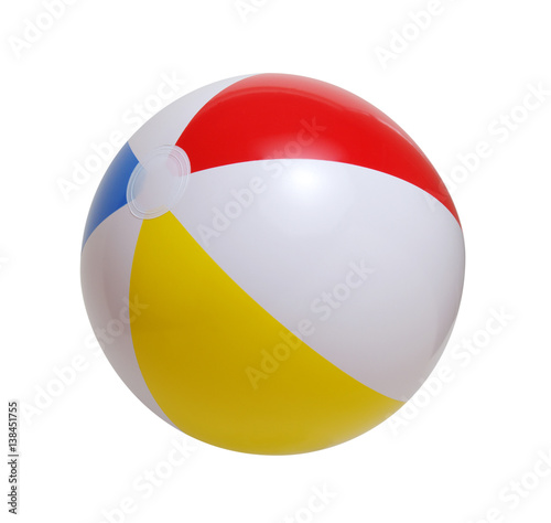 Free Download Beach ball on a white - GFXLoad