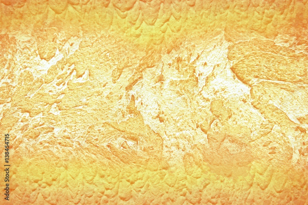 Orange vintage rough plaster pattern in borders