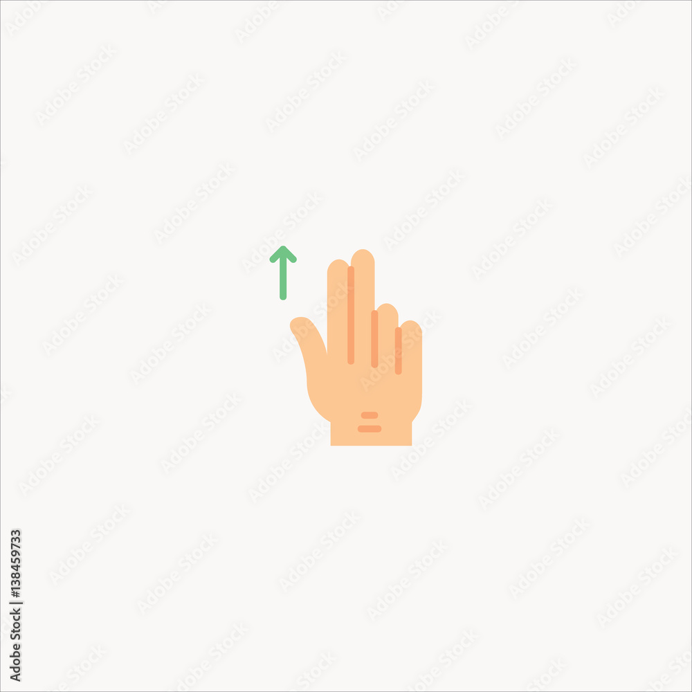Obraz premium drag icon flat design