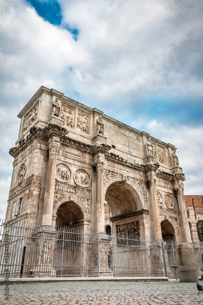 Arch di Costantino in Rome, Italy 