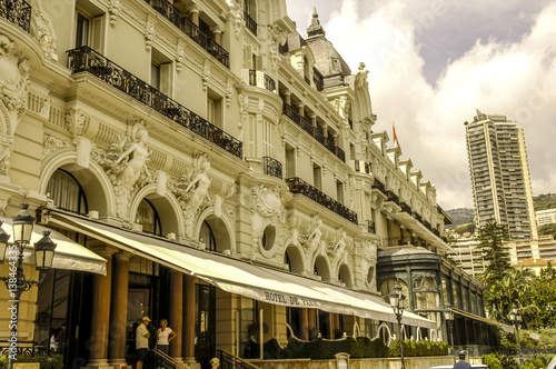 Canvas Print Monaco, Hotel de Paris
