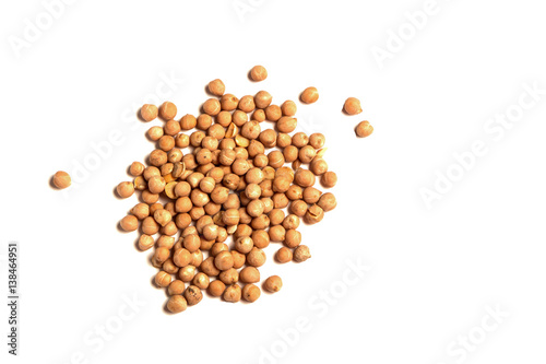 fruit chick peas isolated on white background