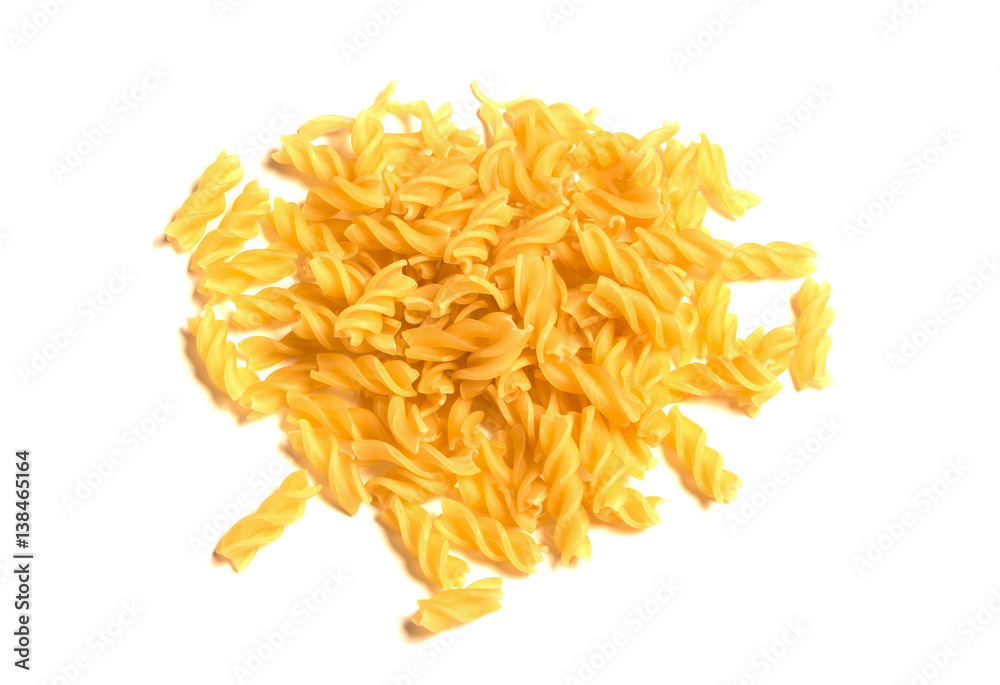 Pasta isolated on white background Pasta isolated on white background