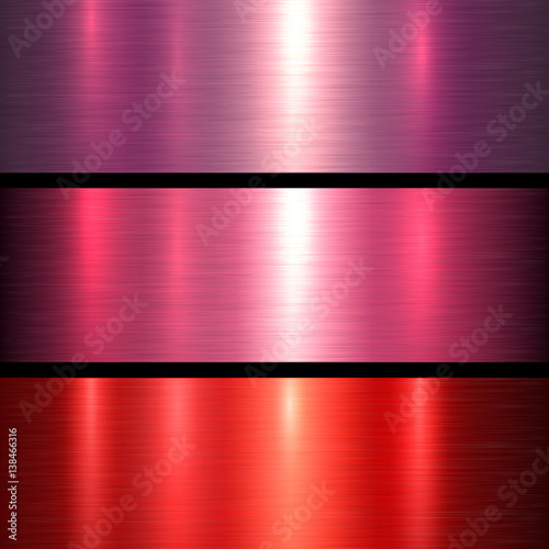 Metal red texture background, brushed metallic texture plate.