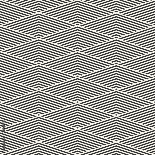 seamless striped monochrome geometric pattern.