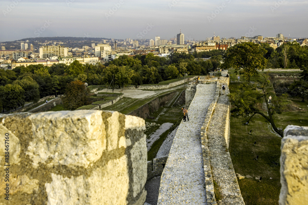 Beograd, fortress, city view, Serbia-Montenegro, Belgrade
