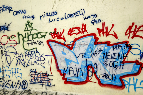 Beograd, grafitti, Serbia-Montenegro, Belgrade