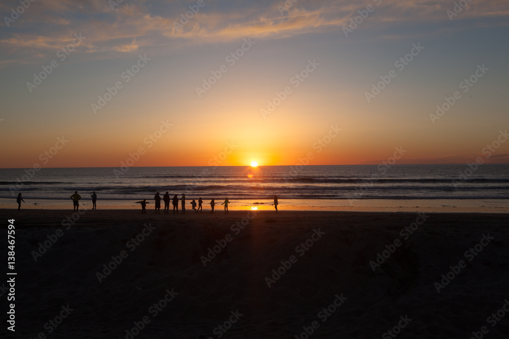 Callifornia sunnset in San Diego Callifornia sunnset in San Diego